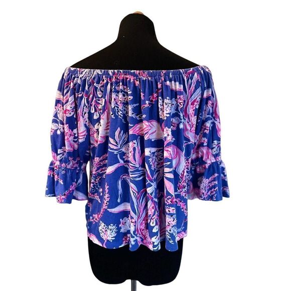 Lilly Pulitzer Channing Top in Wild Within XS - Picture 5 of 11